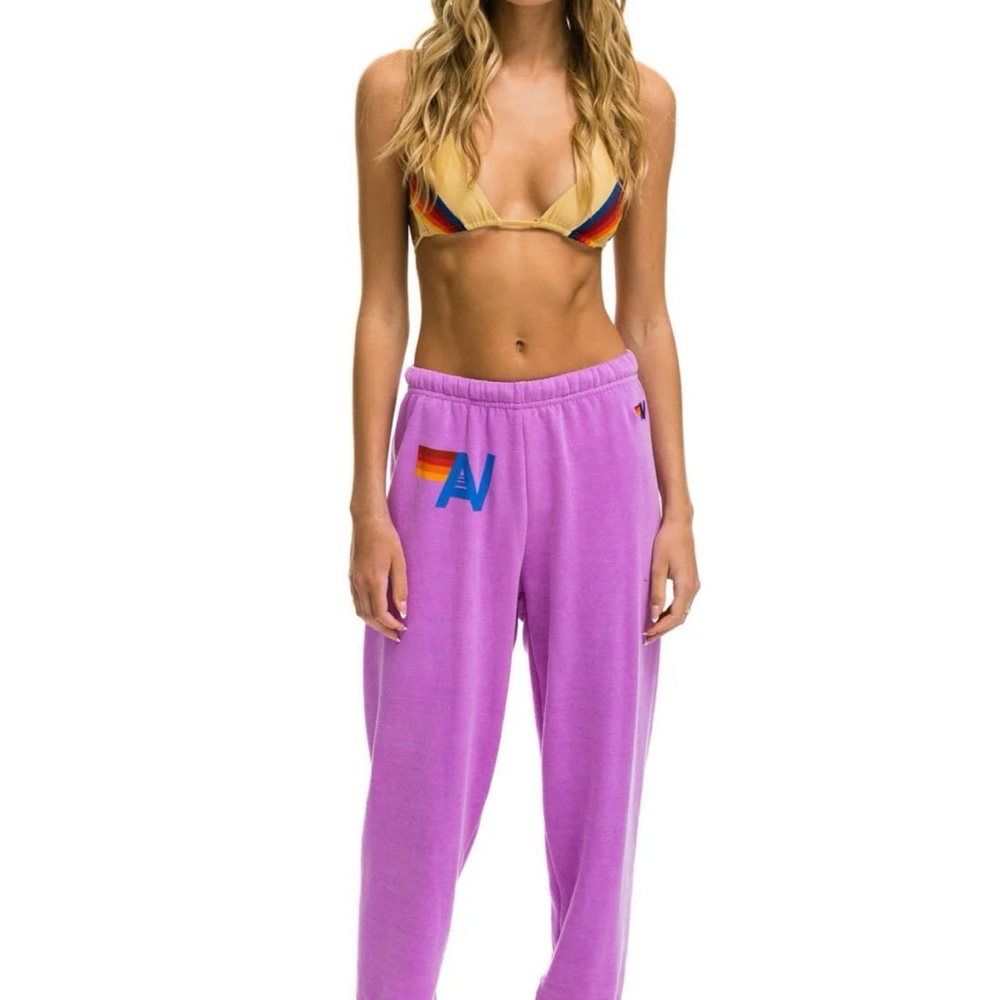 Aviator Nation Purple Sweatpants